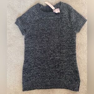 Romeo & Juliet Couture Metallic Knit Sweater Top - S